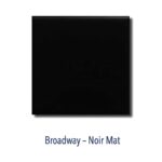 Carrelage métro 10x10cm Diffusion Céramique NEW YORK - BROADWAY Noir Mat
