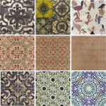 Pierres décorées naturelles Diffusion Céramique - Collection Carreaux de Légende