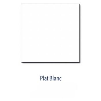 Carrelage Dorémail plat 20x20cm blanc (brillant ou satiné)
