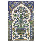 Fresque carrelage mural Dorémail BOUQUET Artisanal multicolore