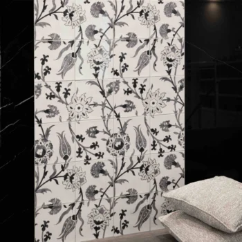 Fresque sur carrelage