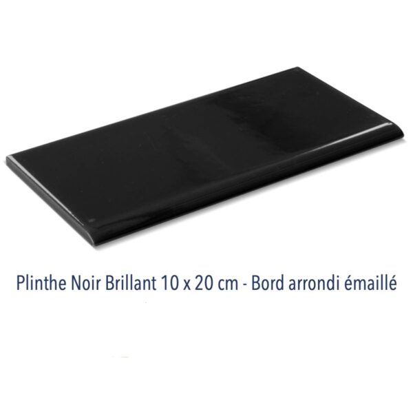 Plinthe carrelage métro Paris Diffusion Céramique - Noir