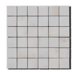 Zellige mosaïque marocain traditionnel Diffusion Céramique 5x5cm sur trame 30x30cm - GRIS CLAIR