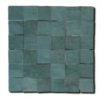 Zellige mosaïque marocain traditionnel Diffusion Céramique 5x5cm sur trame 30x30cm - LAGON