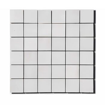 Zellige mosaïque marocain traditionnel Diffusion Céramique 5x5cm sur trame 30x30cm - NUAGE