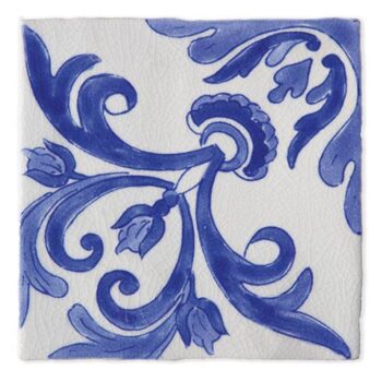 Carreau azulejo de faience 15x15cm Terracim Les Portugaises - LISBOA
