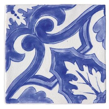 Carreau azulejo de faience 15x15cm Terracim Les Portugaises - SINTRA