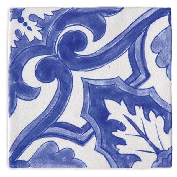 Carreau azulejo de faience 15x15cm Terracim Les Portugaises - SINTRA