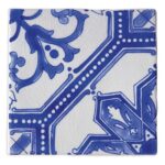 Carreau azulejo de faience 15x15cm Terracim Les Portugaises - TAVIRA