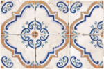 Carrelage méditerranéen vintage Nanda MAGNOLIA JULIA 20x20cm
