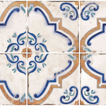 Carrelage méditerranéen vintage Nanda MAGNOLIA JULIA 20x20cm