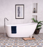 Carrelage sol de salle de bain style méditerranéen vintage Nanda MAGNOLIA JULIA 20x20cm