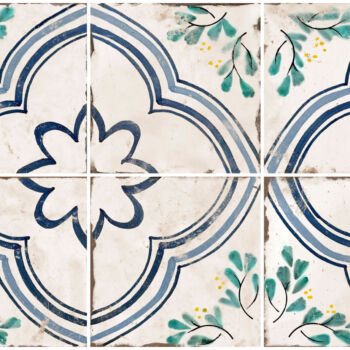 Carrelage méditerranéen vintage 20x20cm Nanda MAGNOLIA MARCELA