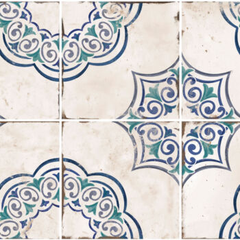 Carrelage méditerranéen vintage Nanda MAGNOLIA MARIANA 20x20cm