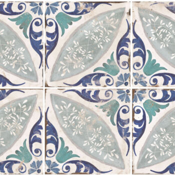Carrelage méditerranéen vintage Nanda MAGNOLIA PAULINA 20x20cm
