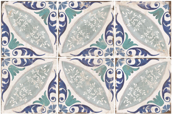 Carrelage méditerranéen vintage Nanda MAGNOLIA PAULINA 20x20cm