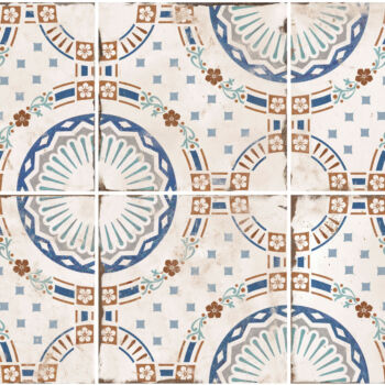 Carrelage méditerranéen vintage Nanda MAGNOLIA VALERIA 20x20cm