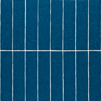 Carrelage mural bleu brillant Recer RITMO 7.5x30cm - BLUE