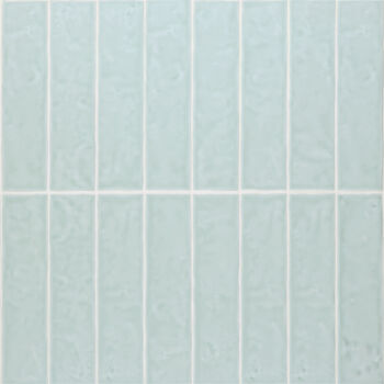 Carrelage mural faience couleur brillant 7,5x30cm Recer RITMO - Sky