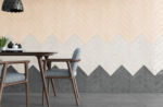 Carrelage mur brillant Recer RITMO 7.5x30cm - STONE / GREY / CREAM