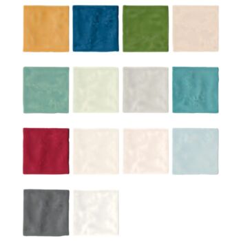 Carrelage mural couleur brillant 10x10cm Recer RITMO