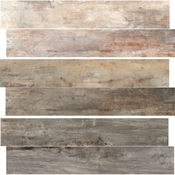 Carrelage parquet extérieur antidérapant R11 - DecorUnion OLD BOARDS Grip