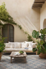 Carrelage méditerranéen vintage Nanda MAGNOLIA PAULINA 20x20cm - terrasse