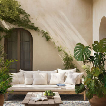Carrelage méditerranéen vintage Nanda MAGNOLIA PAULINA 20x20cm - terrasse
