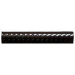 Cevica Metro - Pièce de finition listel tressé TRENZA 2.5x15cm - NOIR