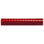 Cevica Metro - Pièce de finition listel tressé TRENZA 2.5x15cm - ROJO