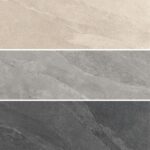 3 couleurs des dalles extérieures 2cm pour terrasse et jardin DecorUnion PIETRA LAVAGNA