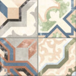 Carrelage patchwork carreaux de ciment colorés - Codicer BORNE MULTICOLOR MIX