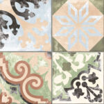 Carrelage patchwork carreaux de ciment colorés - Codicer BORNE MULTICOLOR MIX