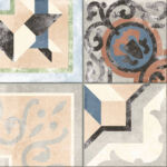 Carrelage patchwork carreaux de ciment colorés - Codicer BORNE MULTICOLOR MIX