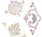 Carrelage hexagonal à fleurs roses imitation carreaux de ciment - Codicer FANTASY PINK