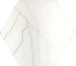 Carrelage hexagonal marbre doré Calacatta Gold - Cevica RockStar 14x16cm