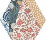 Carrelage hexagonal patchwork fleuri - Codicer ANAIS - Exemple parmi 33 motifs aléatoires
