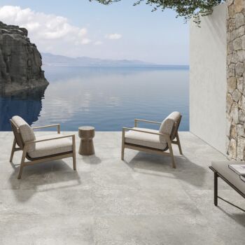 Carrelage terrasse imitation pierre - Unicom Starker CROSSLAND - couleur ROCK - Format 60x60cm