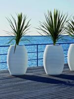 Pot lumineux extérieur XXL designer John Arad - Serralunga TOP POT
