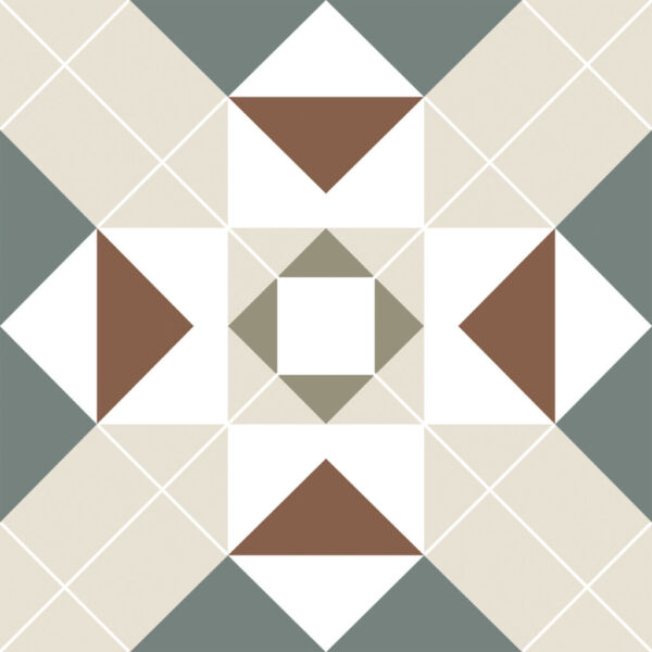 Carrelage géométrique Pasicos VICTORIAN motif ADA Carrelage géométrique Pasicos VICTORIAN motif ADA