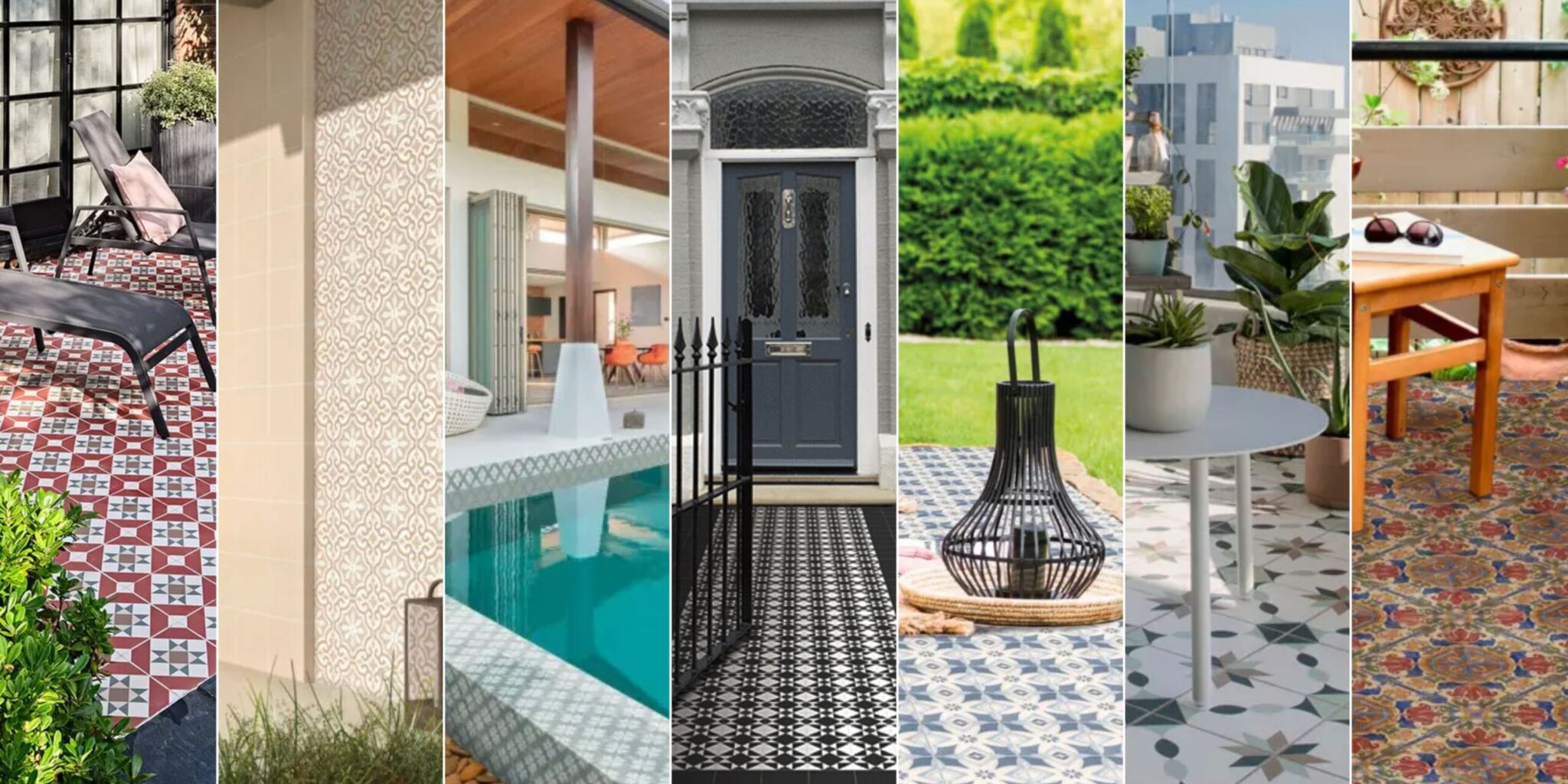 15 idées déco de carrelage extérieur imitation carreaux de ciment