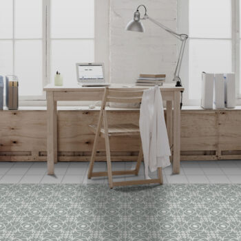 Carrelage sol - Carreaux de ciment vert Pasicos TUDOR / GRETA SAGE