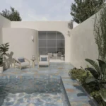 Carrelage imitation pierre de Bali Cicogres KO SAMUI BLEU