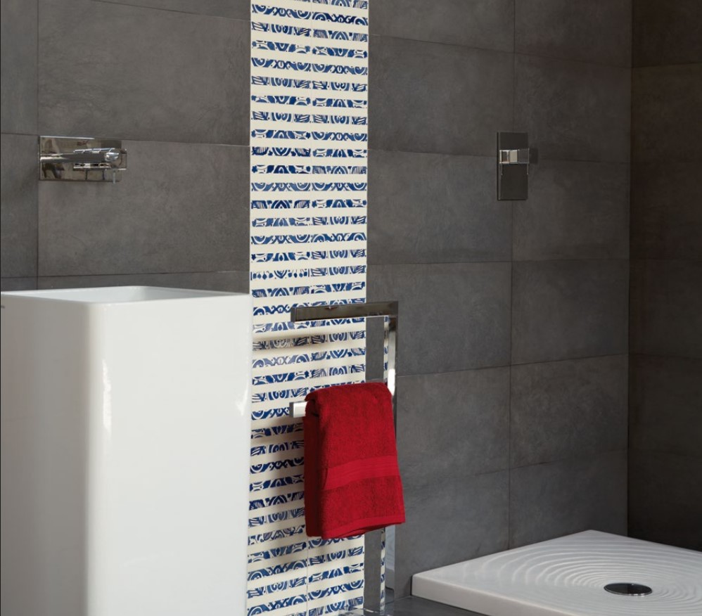 Frise carrelage salle de bain - Dorémail