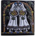 Carrelage mexicain Colibri Azulejos Femmes Muerte C15D20