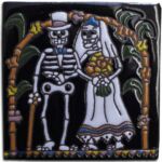 Carrelage mexicain Colibri Azulejos Mariage Muerte C15D31