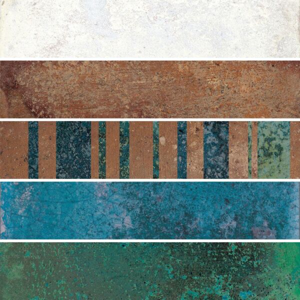 Carrelage terre cuite Nanda Atelier 5 couleurs