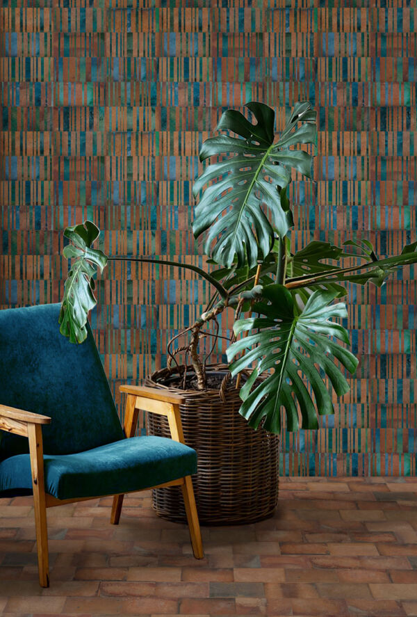 Carrelage imitation terre cuite Nanda Atelier - couleur sol terracotta RUBINA et mur MARIANNE Carrelage imitation terre cuite Nanda Atelier - couleur sol terracotta RUBINA et mur MARIANNE