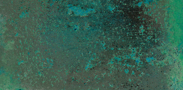 Carrelage imitation terre cuite Nanda Atelier - couleur vert VOLCAN