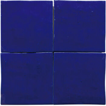 Carrelage imitation zellige marocain Cevica ZELIG SPECIAL 10x10cm - couleur bleu ANTIC AZUL